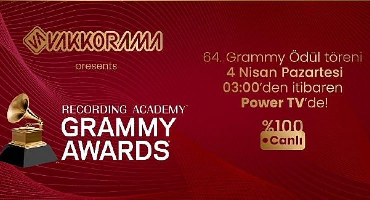 64. Grammy Ödülleri Türkiye’de Sadece Power Tv’de