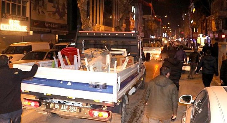 Van Büyükşehir’in Seyyar Satıcılarla Mücadelesi Sürüyor