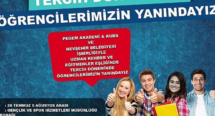 Nevşehir Belediyesi Üniversite Adaylarına Ücretsiz Tercih Danışmanlığı Hizmet Verecek