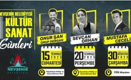 Nevşehir Belediyesi Yaz Konserleri Temmuz Ayında Başlıyor
